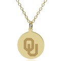 Oklahoma 14K Gold Pendant & Chain - Image 1