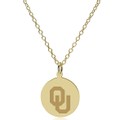 Oklahoma 14K Gold Pendant & Chain - Image 2