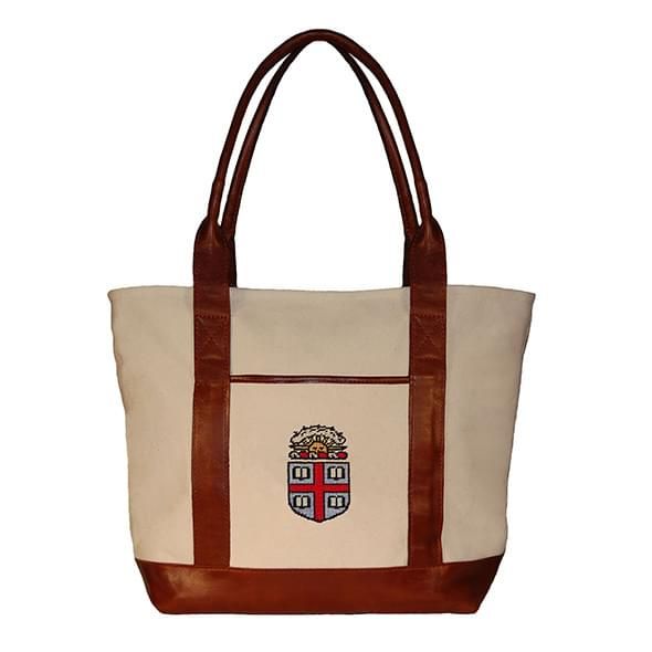 Brown University Needlepoint Tote