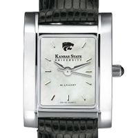 Kansas State University Women's MOP Quad with Leather Strap