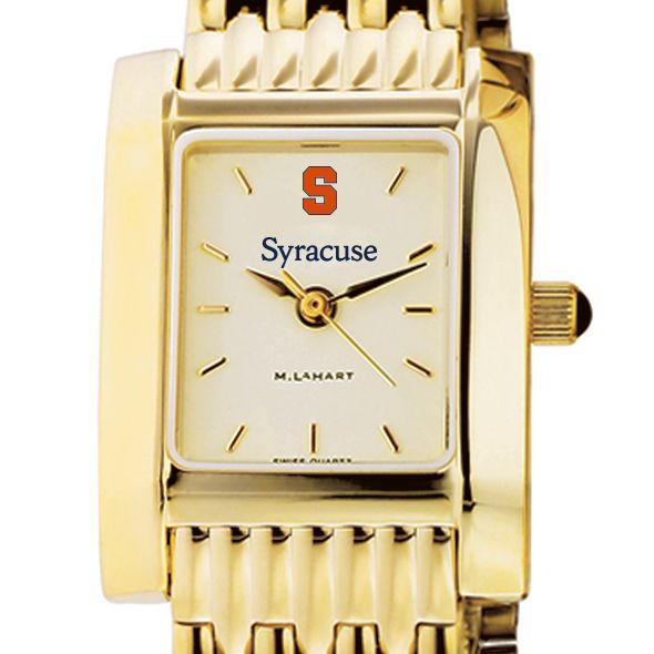Syracuse University Women's Gold Quad with Bracelet