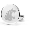Washington State University Cufflinks in Sterling Silver - Image 2