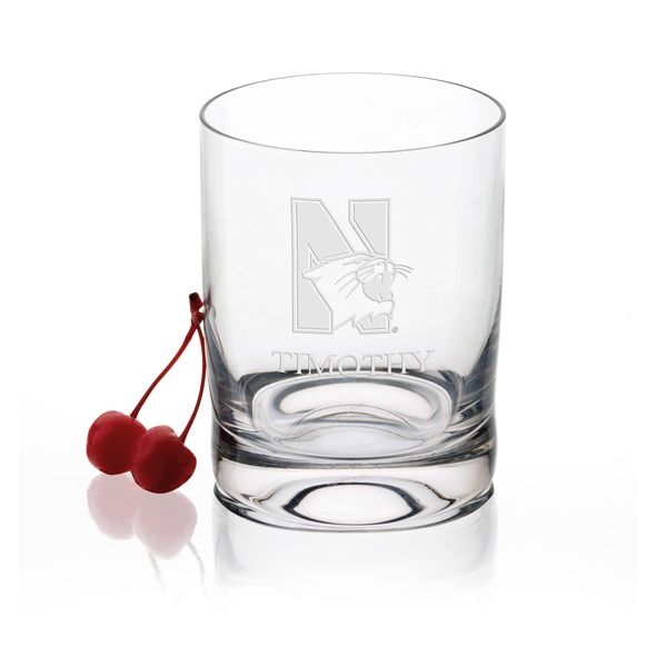 Northwestern Tumbler Glasses - Set of 4 - Image 1