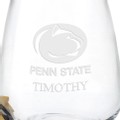 Penn State Stemless Wine Glasses - Set of 2 - Image 3