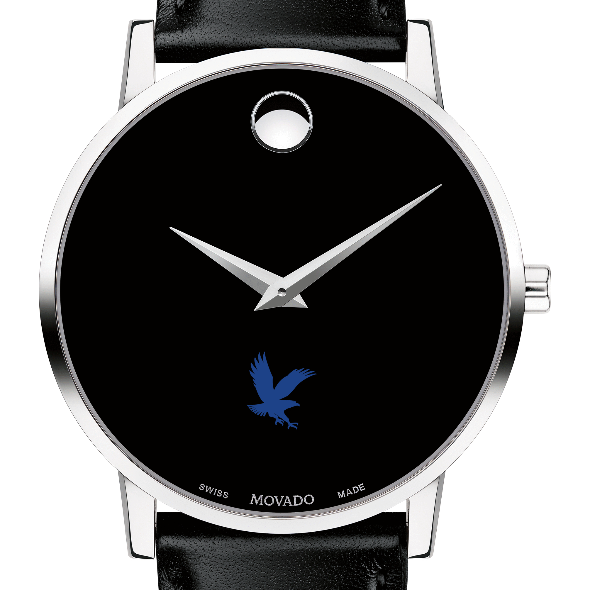 Embry-Riddle Men's Movado Museum with Leather Strap