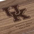 University of Kentucky Solid Walnut Desk Box - Image 2
