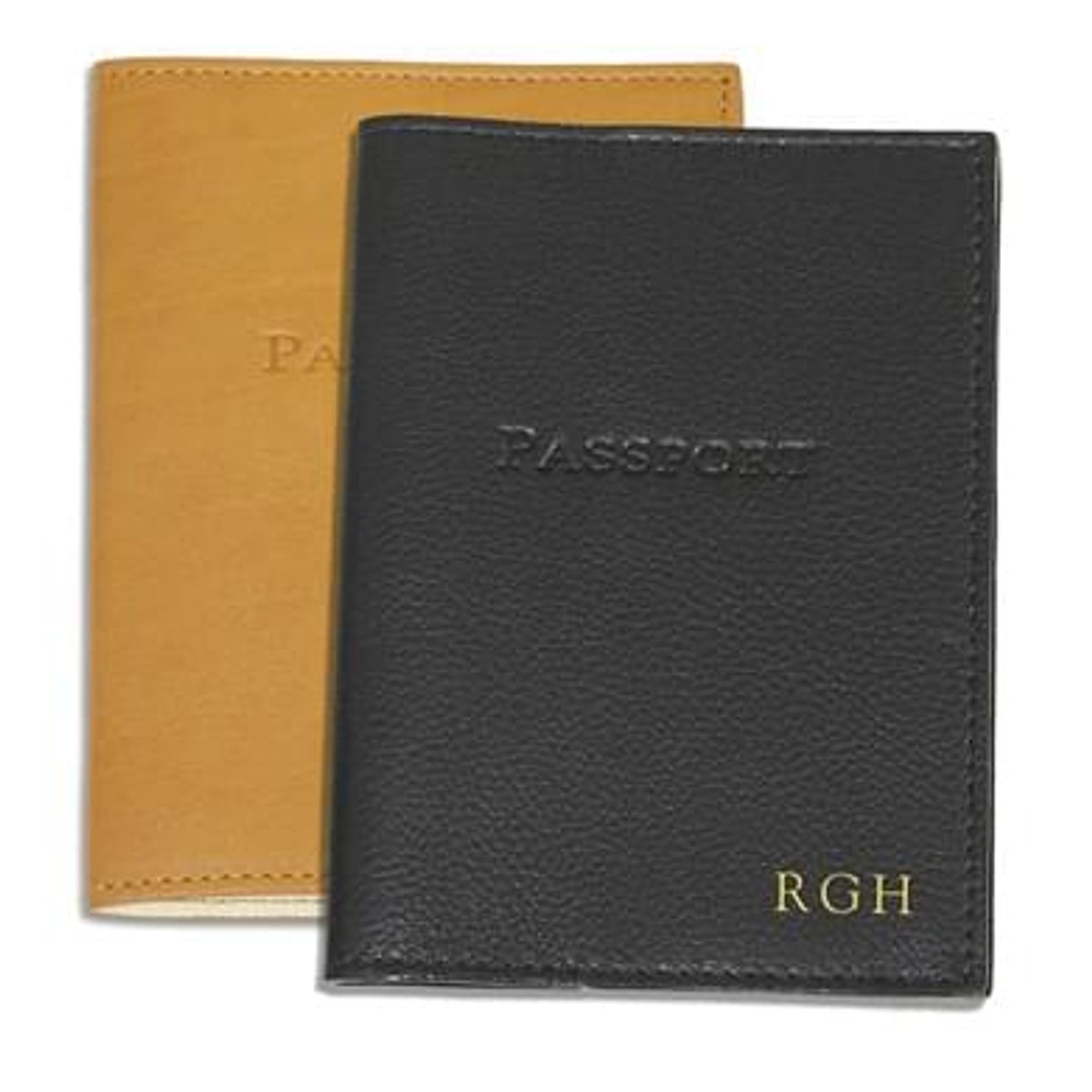 Leather Passport Cover | at M.LaHart & Company