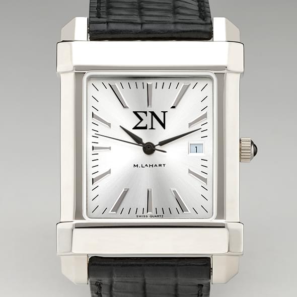 Sigma Nu Men's Collegiate Watch with Leather Strap
