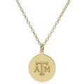 Texas A&M University 18K Gold Pendant & Chain - Image 2