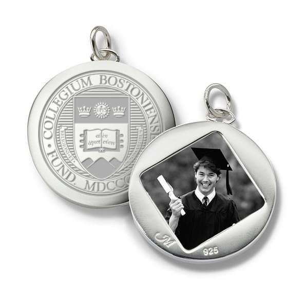 Boston College Monica Rich Kosann Round Charm in Silver