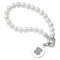 NC State Pearl Bracelet with Sterling Silver Charm - Image 1