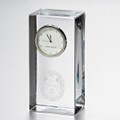 Vermont Tall Glass Desk Clock by Simon Pearce - Image 1