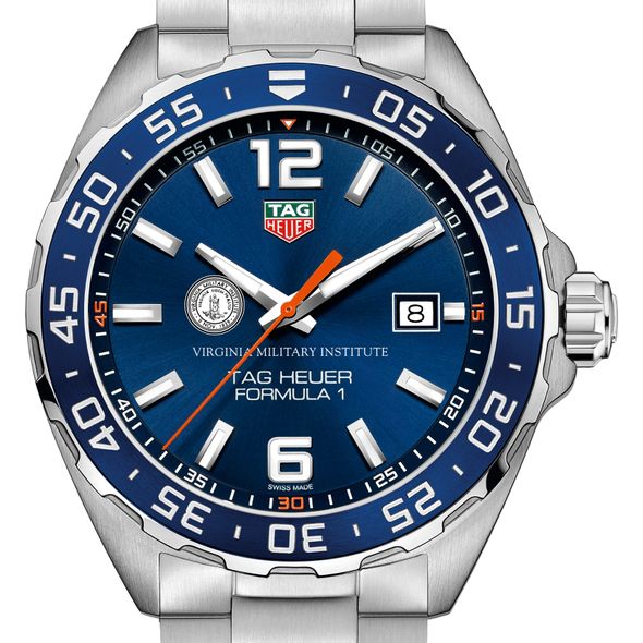 Virginia Military Institute Men's TAG Heuer Formula 1 with Blue Dial & Bezel - Image 1