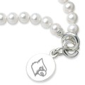 University of Louisville Pearl Bracelet with Sterling Silver Charm - Image 2