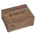 Georgia Tech Solid Walnut Desk Box - Image 1