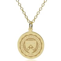 Penn 14K Gold Pendant & Chain