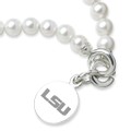 LSU Pearl Bracelet with Sterling Silver Charm - Image 2