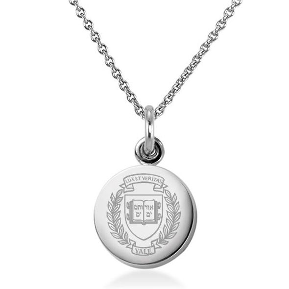 Yale University Necklace with Charm in Sterling Silver - Image 1