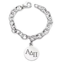 Alpha Delta Pi Sterling Silver Charm Bracelet
