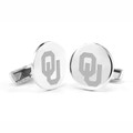 University of Oklahoma Cufflinks in Sterling Silver - Image 1
