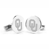 University of Oklahoma Cufflinks in Sterling Silver