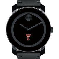 Texas Tech Men's Movado BOLD with Leather Strap