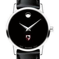 Carnegie Mellon University Women's Movado Museum with Leather Strap