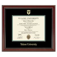 Tulane University Diploma Frame, the Fidelitas