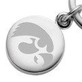 University of Iowa Sterling Silver Insignia Key Ring - Image 2