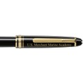 USMMA Montblanc Meisterstück Classique Rollerball Pen in Gold - Image 2