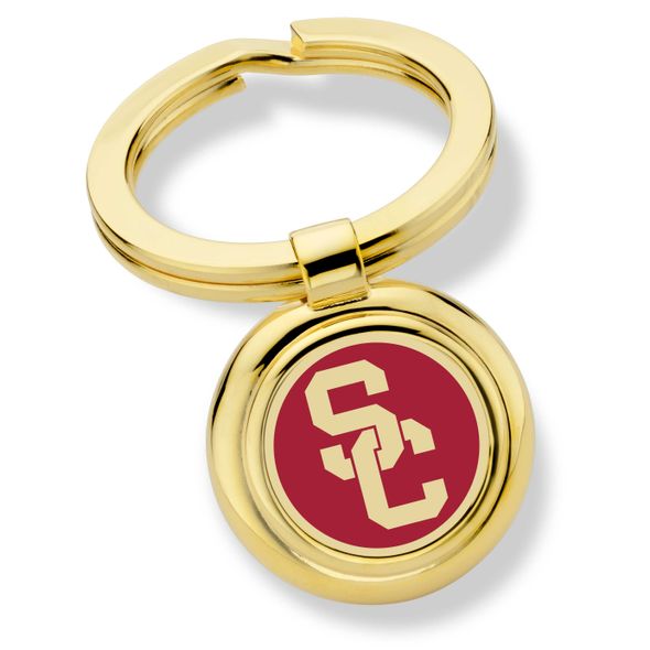 University of Southern California Enamel Key Ring - Image 1