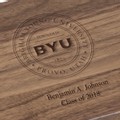 Brigham Young University Solid Walnut Desk Box - Image 2