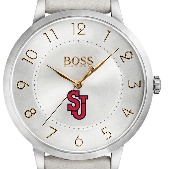 St. John's University Women's BOSS White Leather from M.LaHart