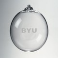 BYU Glass Ornament by Simon Pearce - Image 1