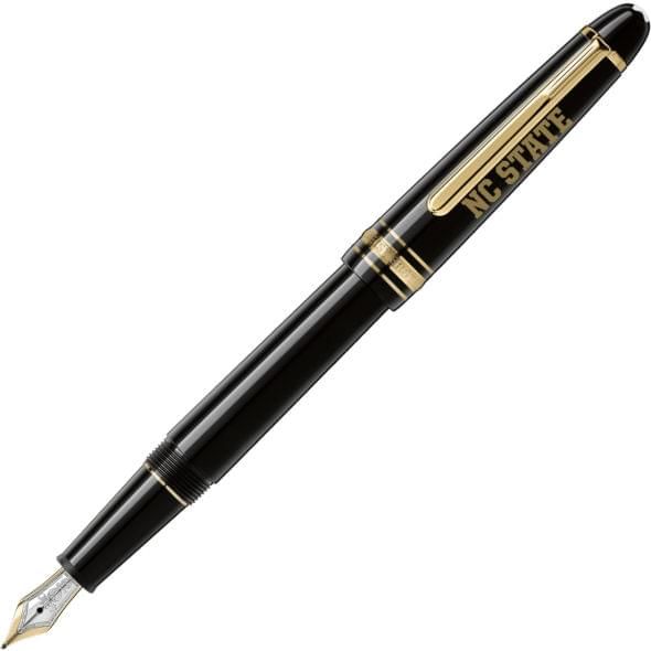 NC State Montblanc Meisterstück Classique Fountain Pen in Gold - Image 1