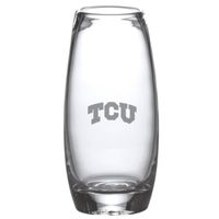 TCU Glass Addison Vase by Simon Pearce