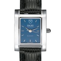 Emory Women's Blue Quad Watch with Leather Strap