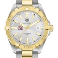click to view Louisiana State University Men's TAG Heuer Two-Tone Aquaracer - Image 1