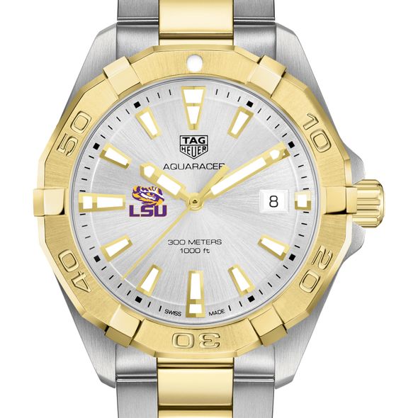 Louisiana State University Men's TAG Heuer Two-Tone Aquaracer - Image 1