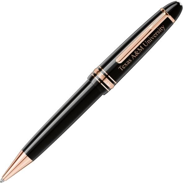 Texas A&M Montblanc Meisterstück LeGrand Pen in Red Gold - Image 1