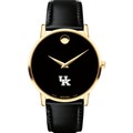 University of Kentucky Men's Movado Gold Museum Classic Leather - Image 2
