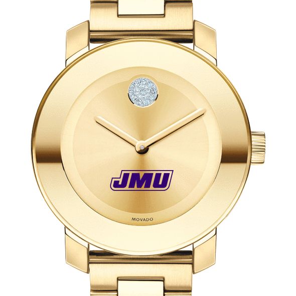 James Madison University Women's Movado Gold Bold