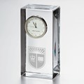 Rutgers Tall Glass Desk Clock by Simon Pearce - Image 1