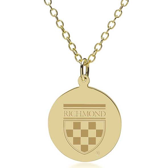 University of Richmond 18K Gold Pendant & Chain
