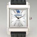University of Kentucky Men's Collegiate Watch with Leather Strap - Image 1