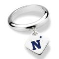US Naval Academy Sterling Silver Ring with Sterling Tag - Image 1