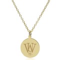 WashU 18K Gold Pendant & Chain - Image 2
