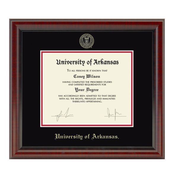 University of Arkansas Bachelors/Masters Diploma Frame, the Fidelitas - Image 1