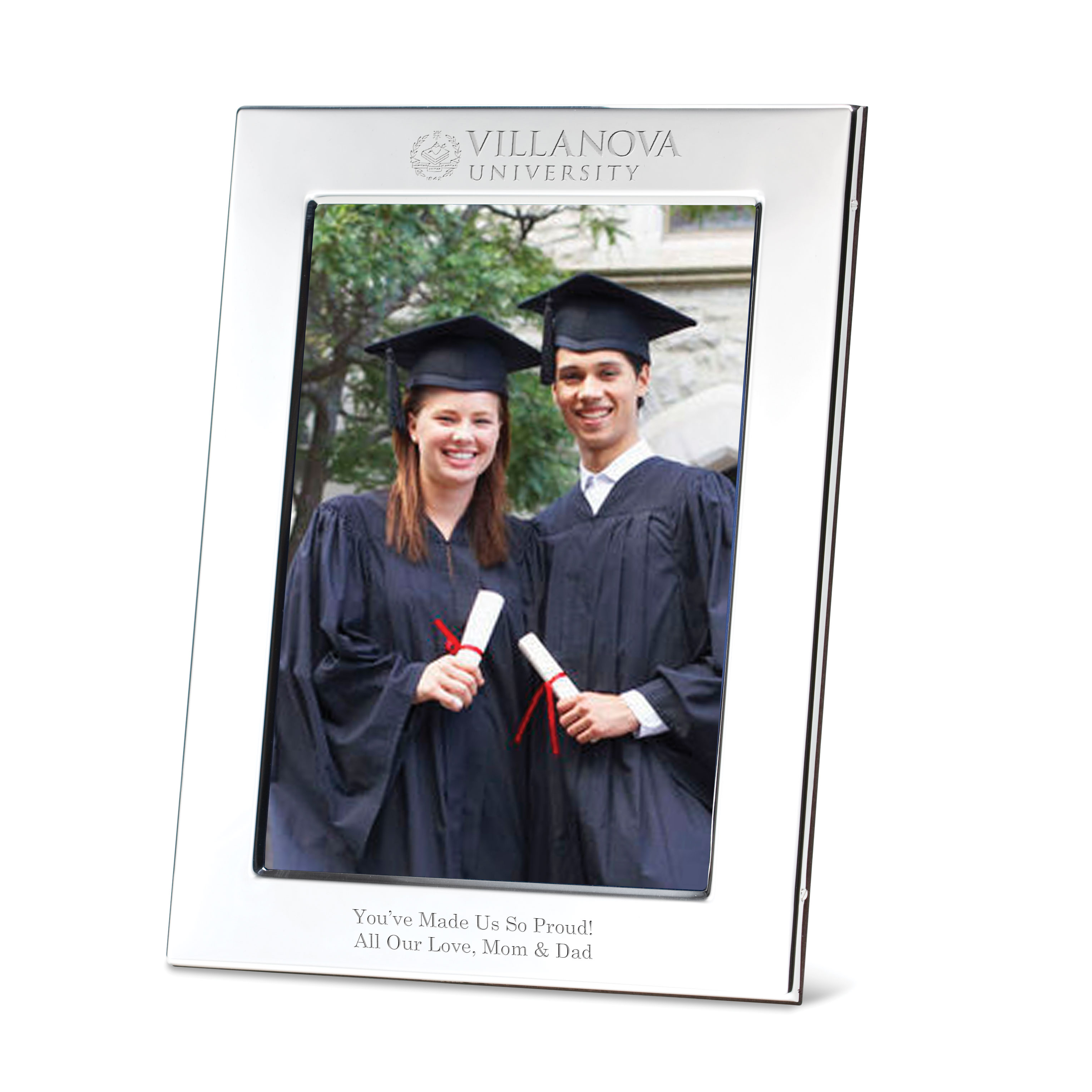 Villanova Polished Pewter 5x7 Picture Frame at M.LaHart & Co.