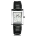 ADPi Women's Mother of Pearl Quad Watch with Leather Strap - Image 1